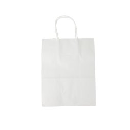 White twisted handles Kraft bag 21x11x27