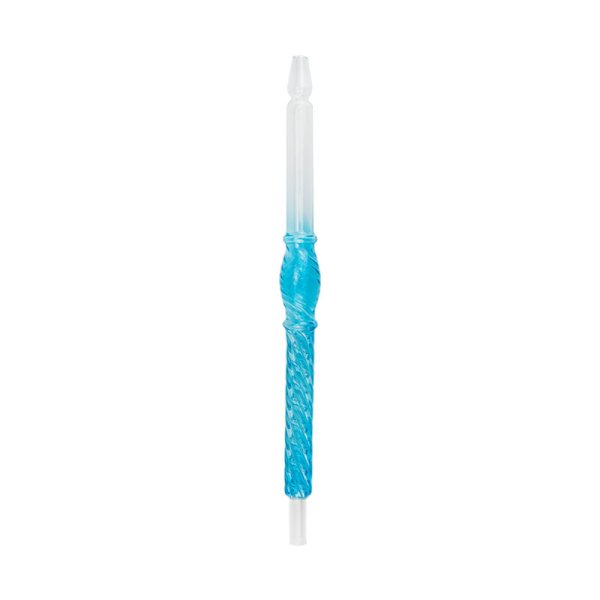 Glass Chicha mouthpiece - Blue