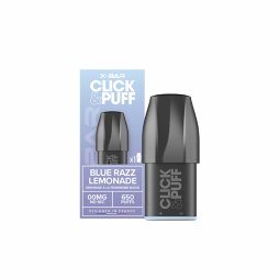 Cartridge Click & Puff 10/20mg Blue Razz Lemonade (1pcs) - X-Bar