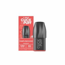 Cartouche Click & Puff 20mg Pamplemousse (1pcs) - X-Bar