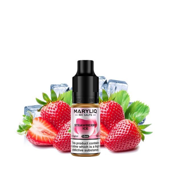 Strawberry Ice Nic Salt 10ml - Maryliq by Lost Mary