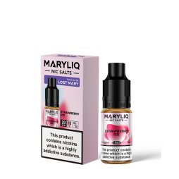 Strawberry Ice Nic Salt 10ml - Maryliq by Lost Mary