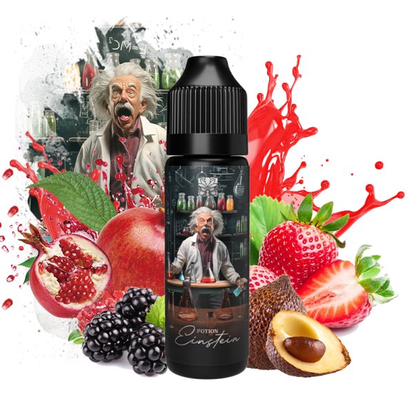 Potion Einstein Strawberry/Pomegranate/Serpent fruit/Back berries) 0mg 50ml - Tribal Force