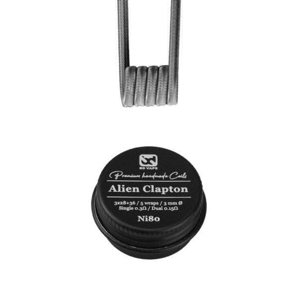 Alien Clapton Ni80 0.3Ω Handmade (2pcs) - BD Vape