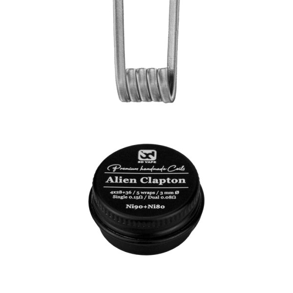 Alien Clapton Ni80+Ni90 0.15Ω Handmade (2pcs) - BD Vape