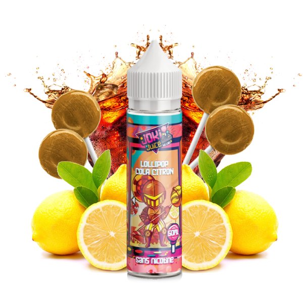 Lollipop Cola Citron 0mg 50ml - JokiJuice by Liquidarom