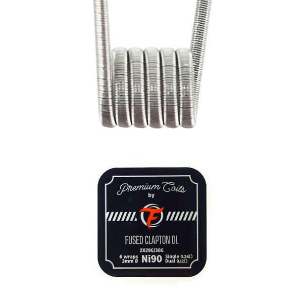 Fused Clapton DL Ni80 0.30Ω New Version (10pcs) - Fumytech