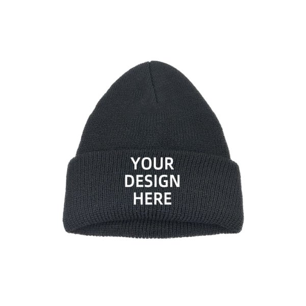 Cotton hat black