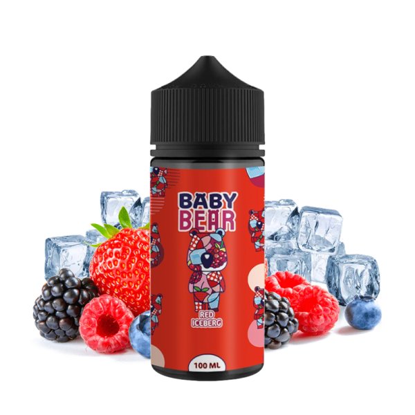 Red Iceberg 0mg 100ml - Baby Bear