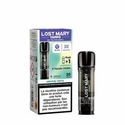 Cartouche Tappo Menthe Verte 2ml 20mg - Lost Mary