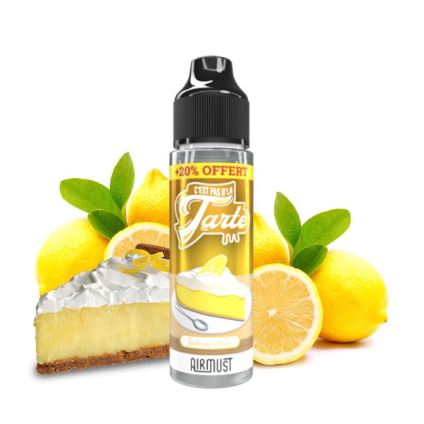 Tarte au Citron 0mg 60ml - C'est pas d'la Tarte by Airmust