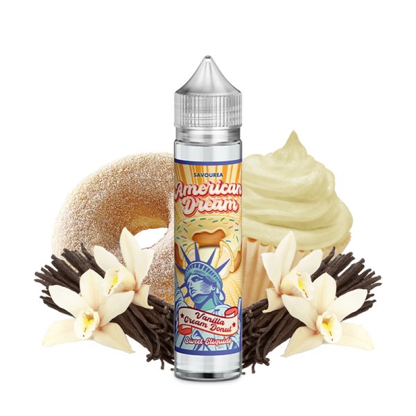 Vanilla Cream Donut 0mg 50ml - American Dream by Savourea