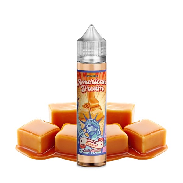 Double Caramel 0mg 50ml - American Dream by Savourea