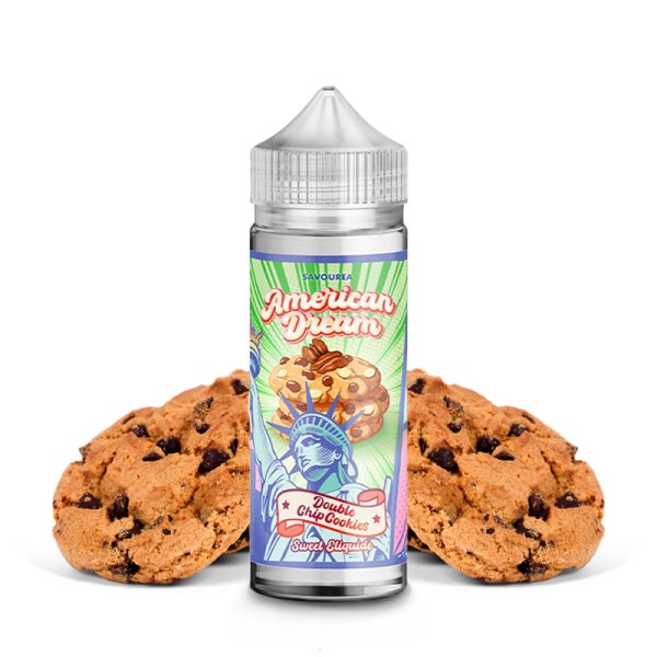 Double Chip Cookie 0mg 100ml - American Dream by Savourea