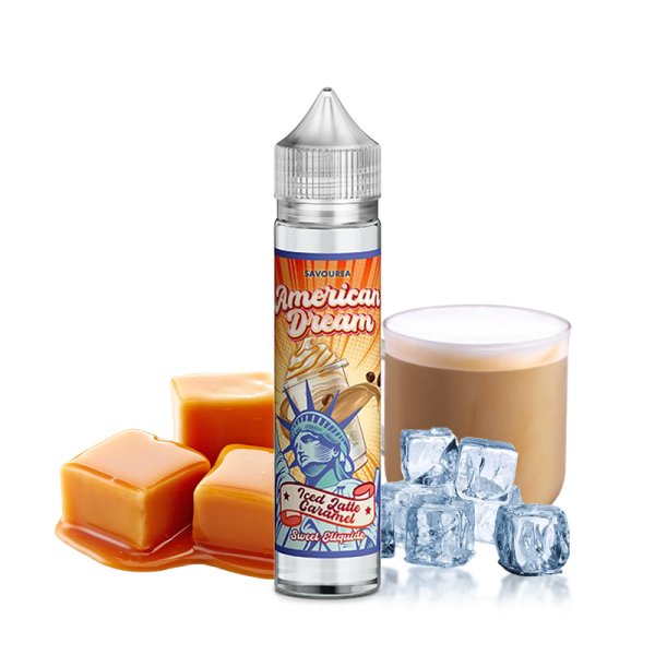 Iced Latte Caramel 0mg 50ml - American Dream by Savourea