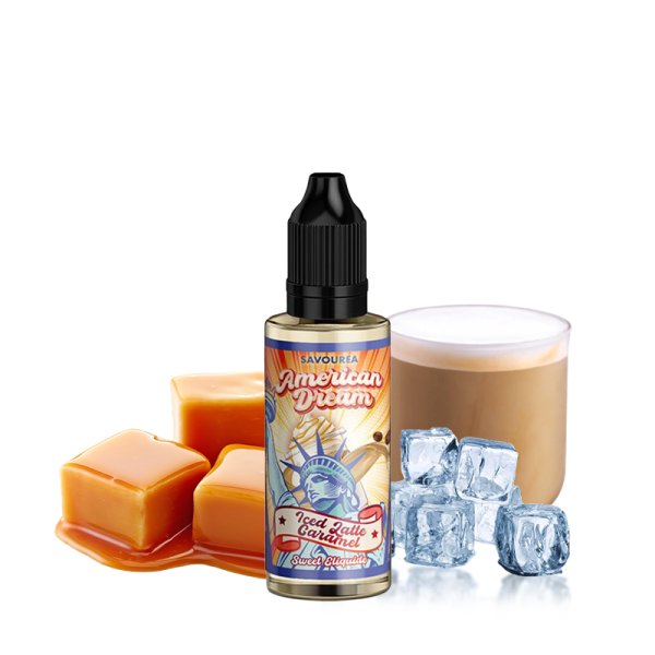 Concentré Iced Latte Caramel 30ml - American Dream by Savourea