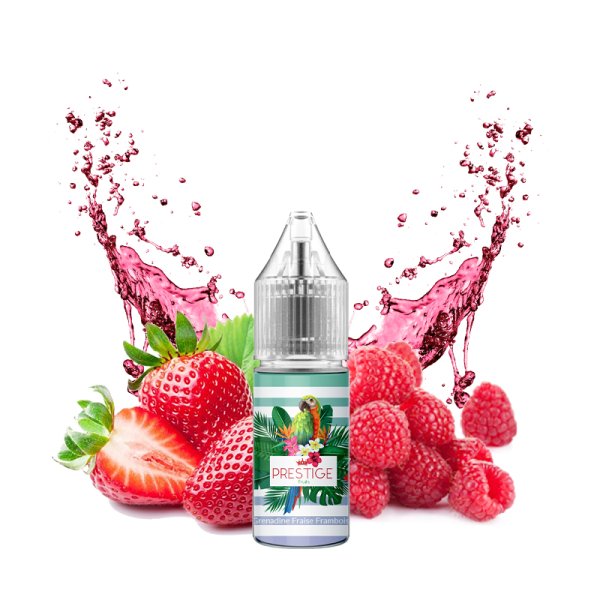 Grenadine Framboise Fraise Nic Salts 10ml - Prestige Fruits