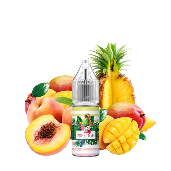 Ananas Pêche Mangue Nic Salts 10ml - Prestige Fruits