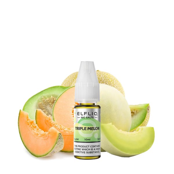 Triple Melon Nic Salt 10ml - Elfliq by Elf Bar