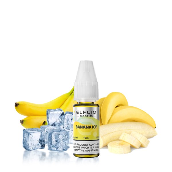 Banana Ice Nic Salt 10ml - Elfliq by Elfbar