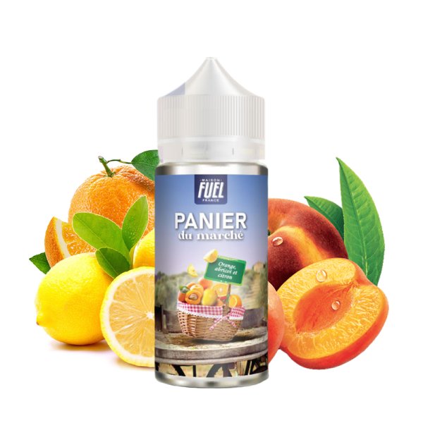 Orange Abricot et Citron 0mg 100ml - Panier Du Marché by Maison Fuel