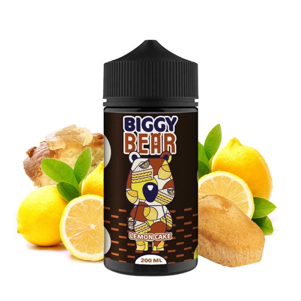 Lemon Cake 0mg 200ml - Biggy Bear