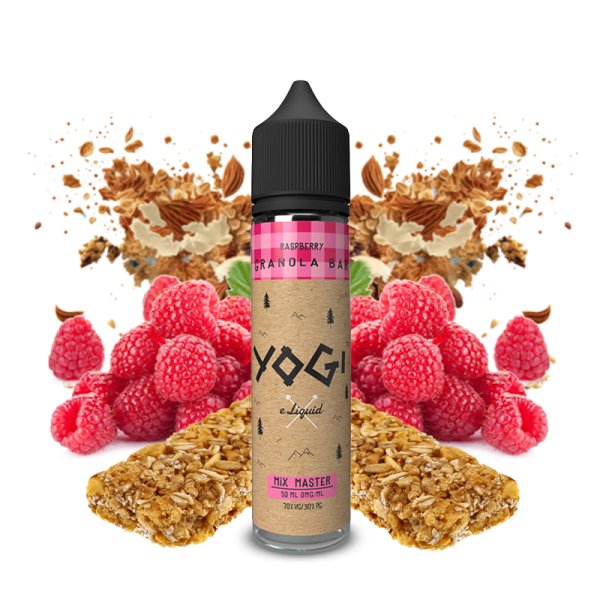 Raspberry Granola Bar 0mg 50ml - YOGI