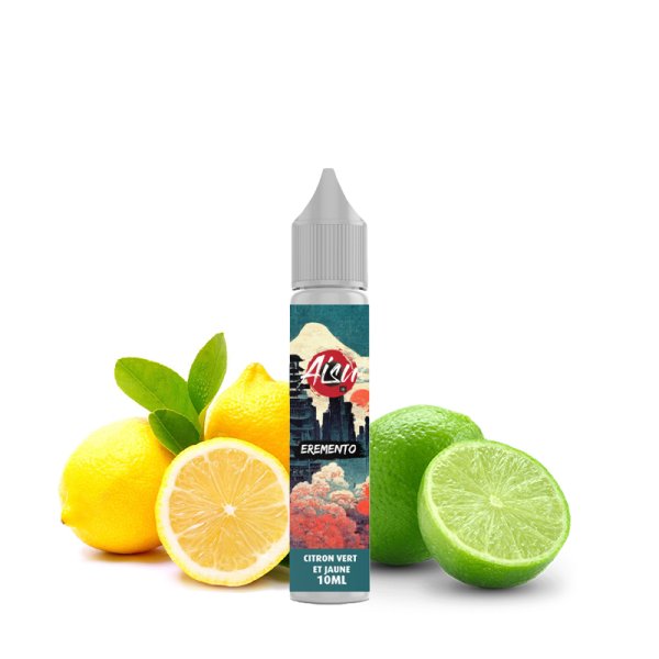 Citron Vert et Jaune Nic salts 10ml - Aisu Eremento