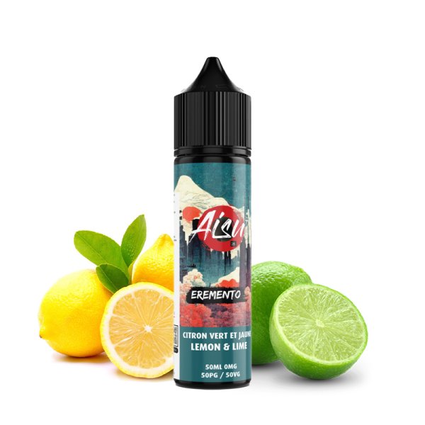 Citron Vert et Jaune 0mg 50ml - Aisu Eremento