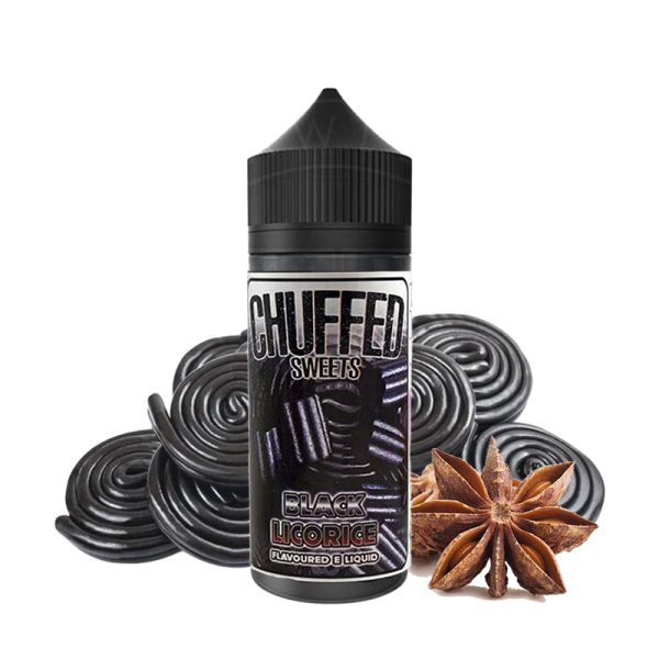 Black Licorice 0mg 100ml - Chuffed Sweets