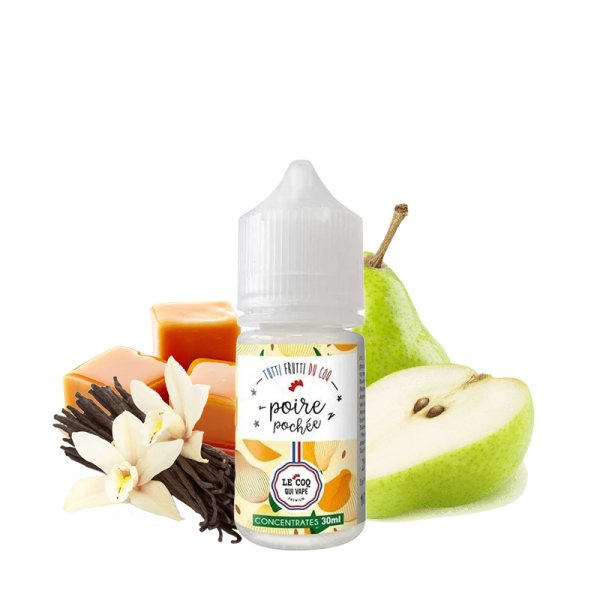 Concentrate Poire Pochée 30ml - Le Coq Qui Vape