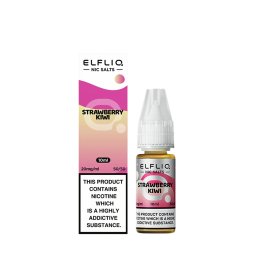 Strawberry Kiwi Nic Salt 10ml - Elfliq by Elf Bar