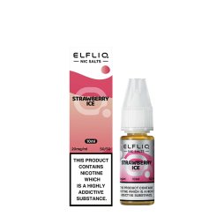 Strawberry Ice Nic Salt 10ml - Elfliq by Elf Bar