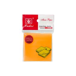 Bloc de 100 feuilles repositionnables - 7,6x7,6 cm - coloris assortis néon