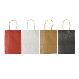 Kraft Bag Twisted Handles Brown16x8x21(50pcs) S