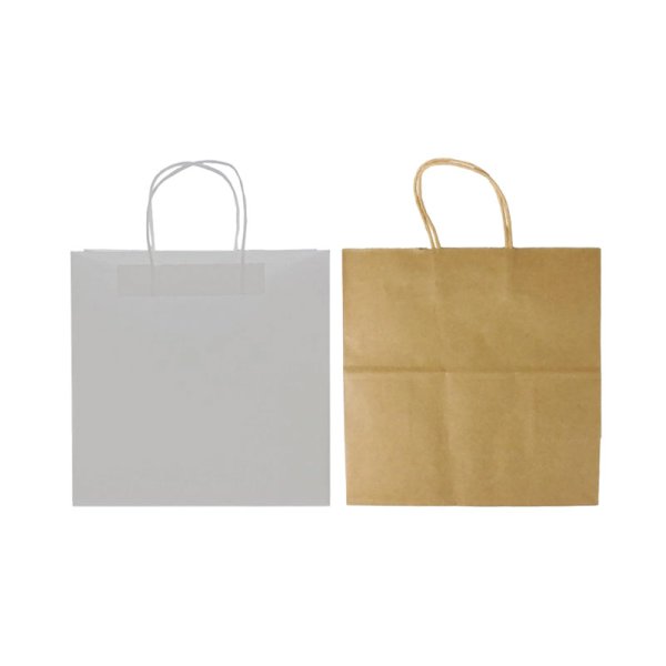 Sac Kraft poignées torsadés 28x15x28 (50pcs) L