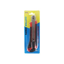 Cutter with plastic body and retractable blade 18mm