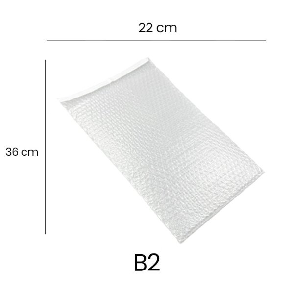 B2 Sachet bulles à fermeture adhésive 100% recyclé 220x360mm (par 10)