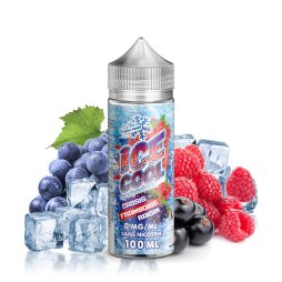 Cassis Framboise Raisin 0mg 100ml - Ice Cool by Liquidarom