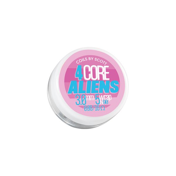 4-Core Alien 0.08Ω Ni90 (2pcs) - Coils by Scott