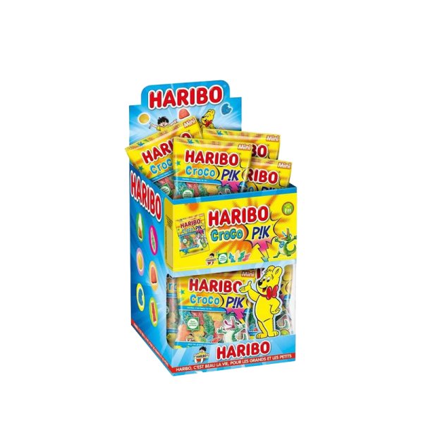 Bonbons Les Croco Pik (30 sachets) - Haribo