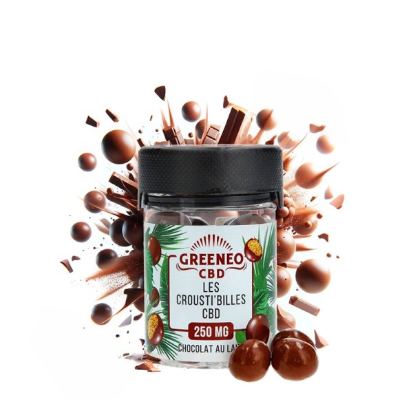 Crousti'Billes Milk Chocolate 250mg - Greeneo