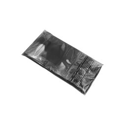 Black self-closing pouch 10x15cm (100pcs)