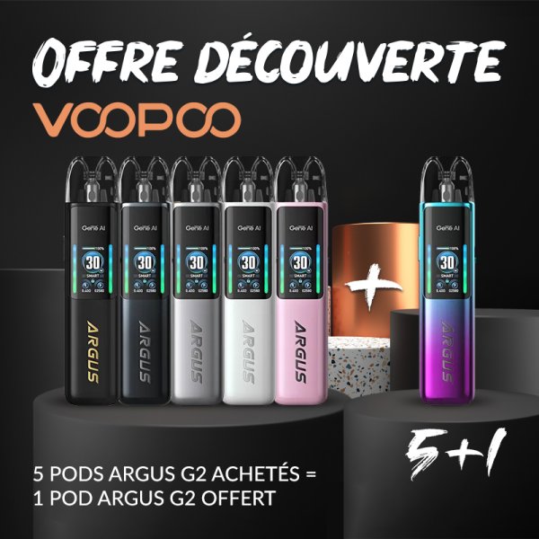 Offer 5+1 Argus G2 Pod 1000mAh - Voopoo