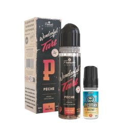 Pêche 0mg 50ml + 1 Booster Nicomax 20mg - Wonderful Tart by Le French Liquide