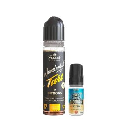 2 Citrons 0mg 50ml + 1 Booster Nicomax 20mg - Wonderful Tart by Le French Liquide