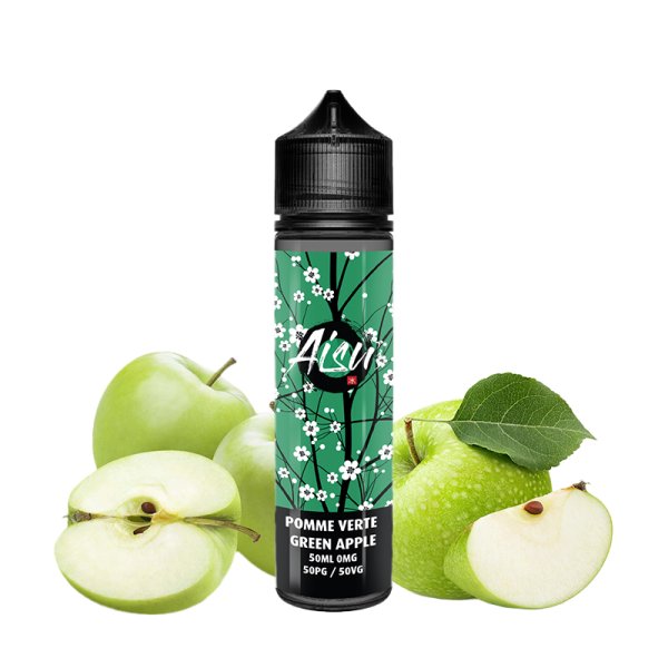 Green Apple 0mg 50ml - Aisu by Zap Juice