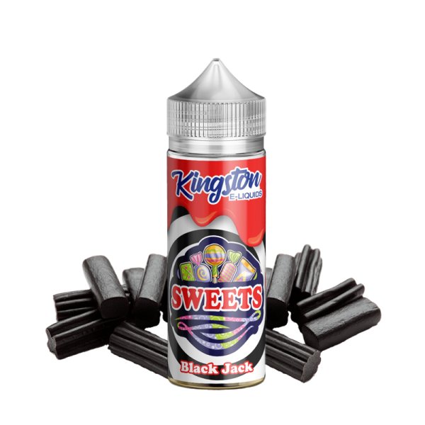 Raspberry Black Jack 0mg 100ml - Sweets by Kingston