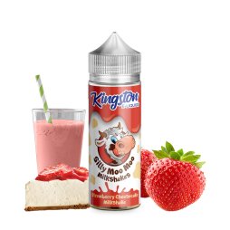 Strawberry Cheesecake 0mg 100ml - Silly Moo Moo by Kingston