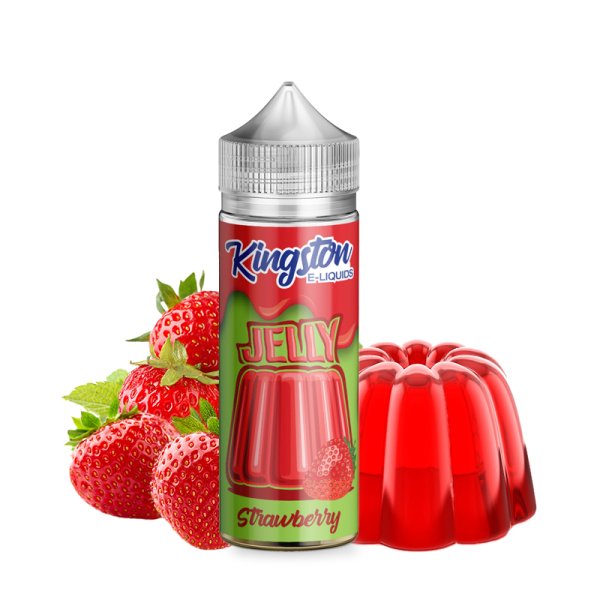 Strawberry 0mg 100ml - Jelly by Kingston